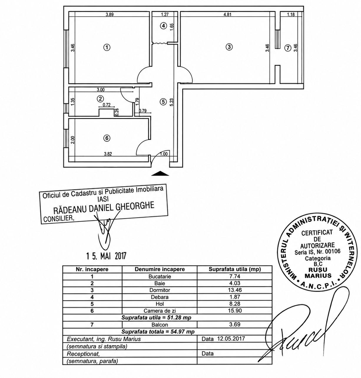Apartament 2 camere decomandat | Frumoasa | 55 mp | Etaj 3 | 94.000 € — imagine 16